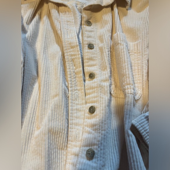 American Eagle Outfitters Cream Corduroy Jacket - Picture 6 of 6